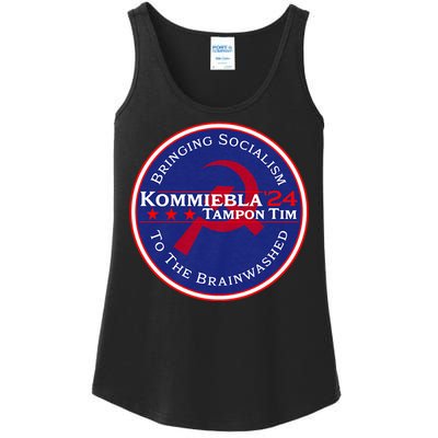 Kommiebla Tampon Tim 24 Political Satire Ladies Essential Tank