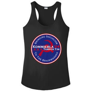 Kommiebla Tampon Tim 24 Political Satire Ladies PosiCharge Competitor Racerback Tank