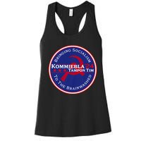 Kommiebla Tampon Tim 24 Political Satire Women's Racerback Tank