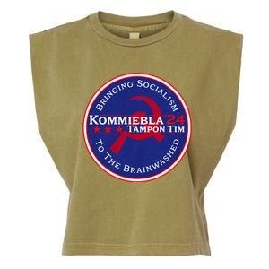 Kommiebla Tampon Tim 24 Political Satire Garment-Dyed Women's Muscle Tee