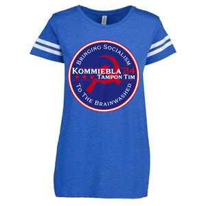 Kommiebla Tampon Tim 24 Political Satire Enza Ladies Jersey Football T-Shirt