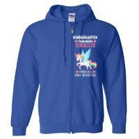 Kindergarten Teacher Unicorns Kindergarten Gift Full Zip Hoodie