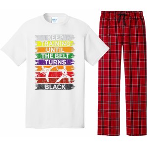 Keep Training Until The Belt Turns Black Shirt Karate   Pajama Set