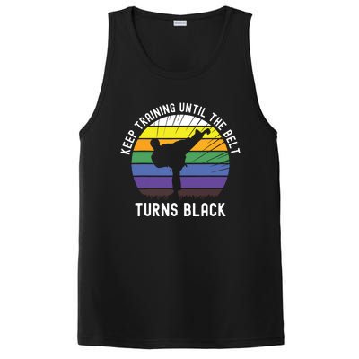 Keep Training Until The Belt Turns Black PosiCharge Competitor Tank