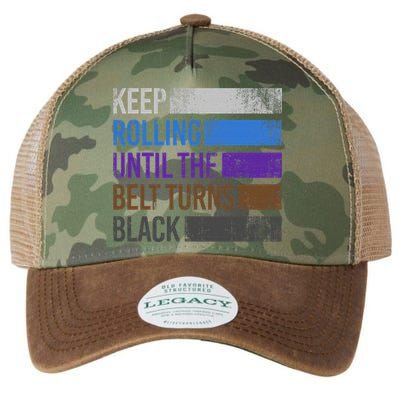 Keep training until the belt turns black Karate Legacy Tie Dye Trucker Hat