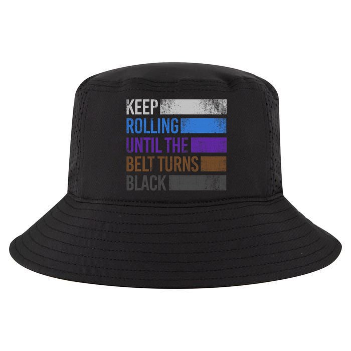 Keep training until the belt turns black Karate Cool Comfort Performance Bucket Hat