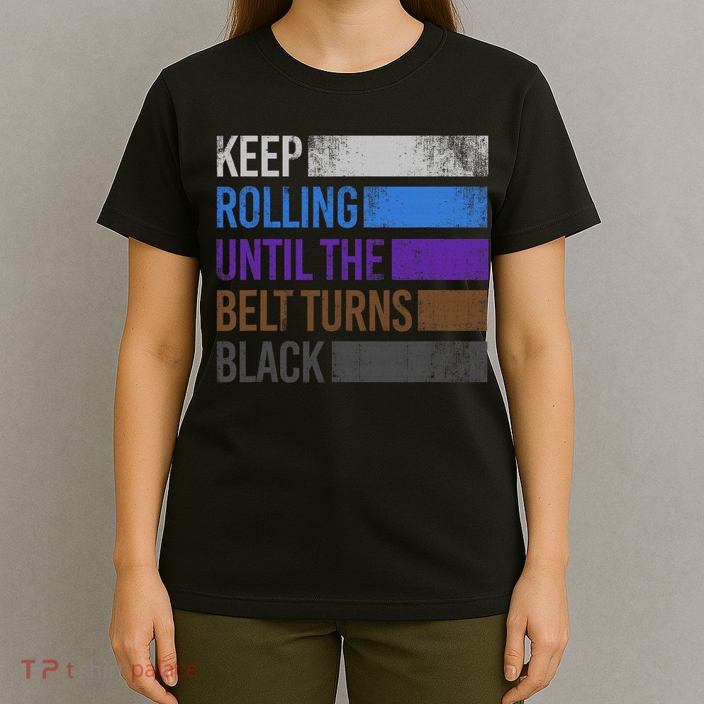 Keep training until the belt turns black Karate T-Shirt