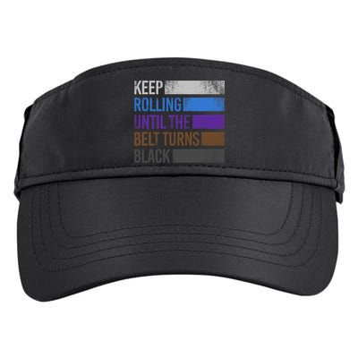 Keep training until the belt turns black Karate Adult Drive Performance Visor