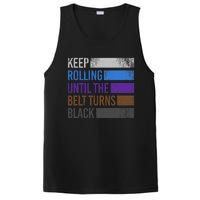 Keep training until the belt turns black Karate PosiCharge Competitor Tank