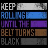 Keep training until the belt turns black Karate Zip Tote Bag