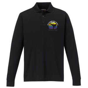 Keep Training Until The Belt Turns Black Karate Performance Long Sleeve Polo