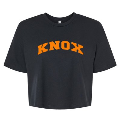 Knoxville Tennessee Varsity Style Knox Bella+Canvas Jersey Crop Tee