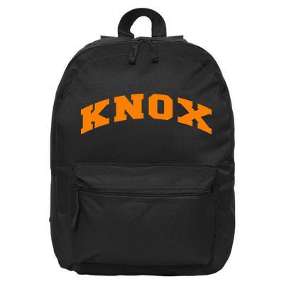 Knoxville Tennessee Varsity Style Knox 16 in Basic Backpack