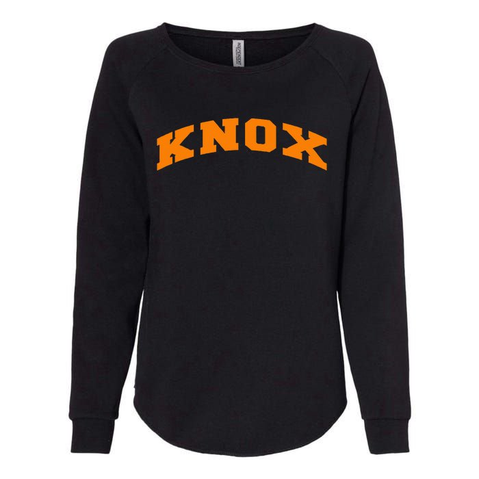 Knoxville Tennessee Varsity Style Knox Womens California Wash Sweatshirt