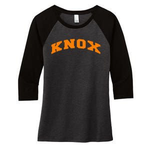 Knoxville Tennessee Varsity Style Knox Women's Tri-Blend 3/4-Sleeve Raglan Shirt