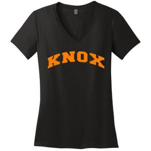 Knoxville Tennessee Varsity Style Knox Women's V-Neck T-Shirt