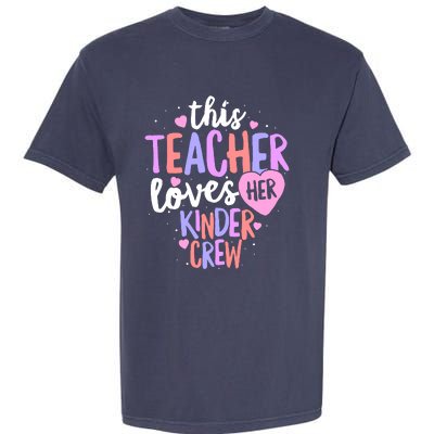 Kindergarten Teacher Valentines Day Love Heart Garment-Dyed Heavyweight T-Shirt