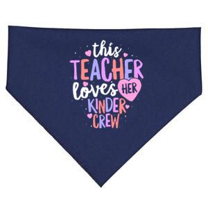 Kindergarten Teacher Valentines Day Love Heart USA-Made Doggie Bandana