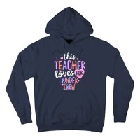 Kindergarten Teacher Valentines Day Love Heart Hoodie