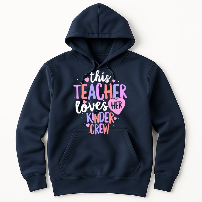 Kindergarten Teacher Valentines Day Love Heart Hoodie