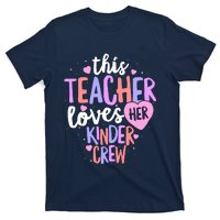 Kindergarten Teacher Valentines Day Love Heart T-Shirt