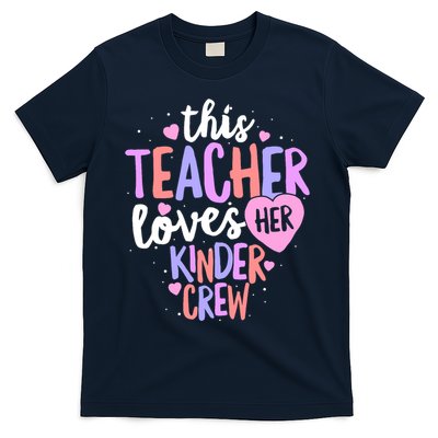 Kindergarten Teacher Valentines Day Love Heart T-Shirt