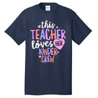 Kindergarten Teacher Valentines Day Love Heart Tall T-Shirt