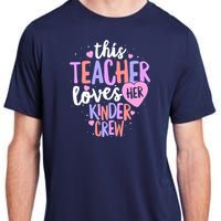 Kindergarten Teacher Valentines Day Love Heart Adult ChromaSoft Performance T-Shirt