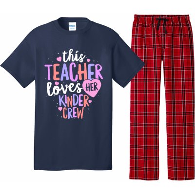 Kindergarten Teacher Valentines Day Love Heart Pajama Set