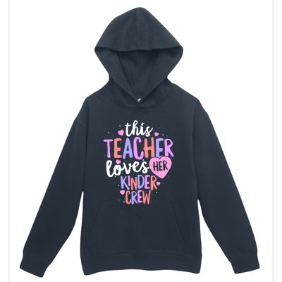 Kindergarten Teacher Valentines Day Love Heart Urban Pullover Hoodie