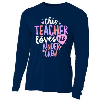 Kindergarten Teacher Valentines Day Love Heart Cooling Performance Long Sleeve Crew