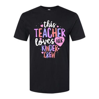 Kindergarten Teacher Valentines Day Love Heart Softstyle CVC T-Shirt