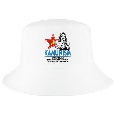 Kammunism Truly Woke Dangerously Liberal Destroying America Kamala Harris Cool Comfort Performance Bucket Hat