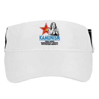 Kammunism Truly Woke Dangerously Liberal Destroying America Kamala Harris Adult Drive Performance Visor