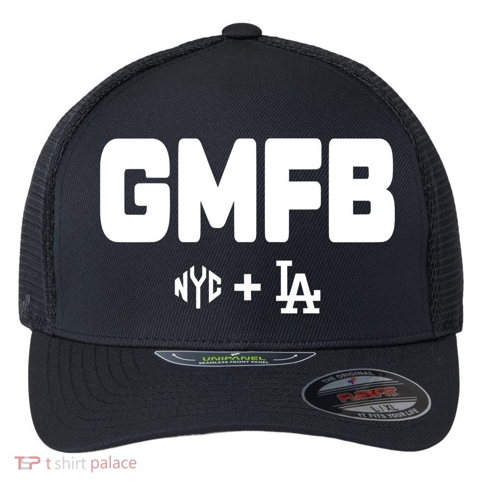 Kyle T Wearing Gmfb Nyc La Flexfit Unipanel Trucker Cap