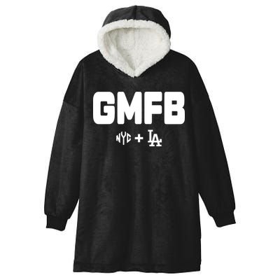Kyle T Wearing Gmfb Nyc La Hooded Wearable Blanket