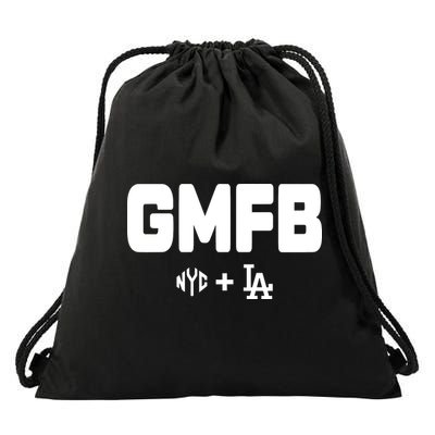 Kyle T Wearing Gmfb Nyc La Drawstring Bag