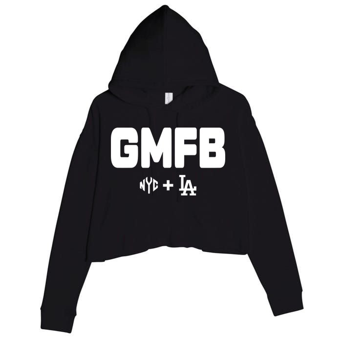 Kyle T Wearing Gmfb Nyc La Crop Fleece Hoodie
