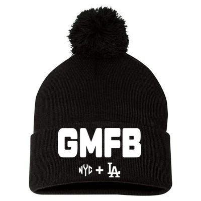 Kyle T Wearing Gmfb Nyc La Pom Pom 12in Knit Beanie