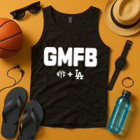 Kyle T Wearing Gmfb Nyc La Tank Top