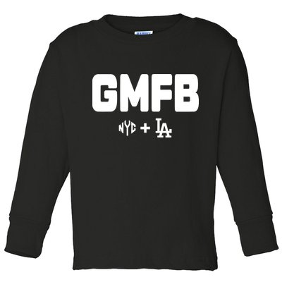 Kyle T Wearing Gmfb Nyc La Toddler Long Sleeve Shirt