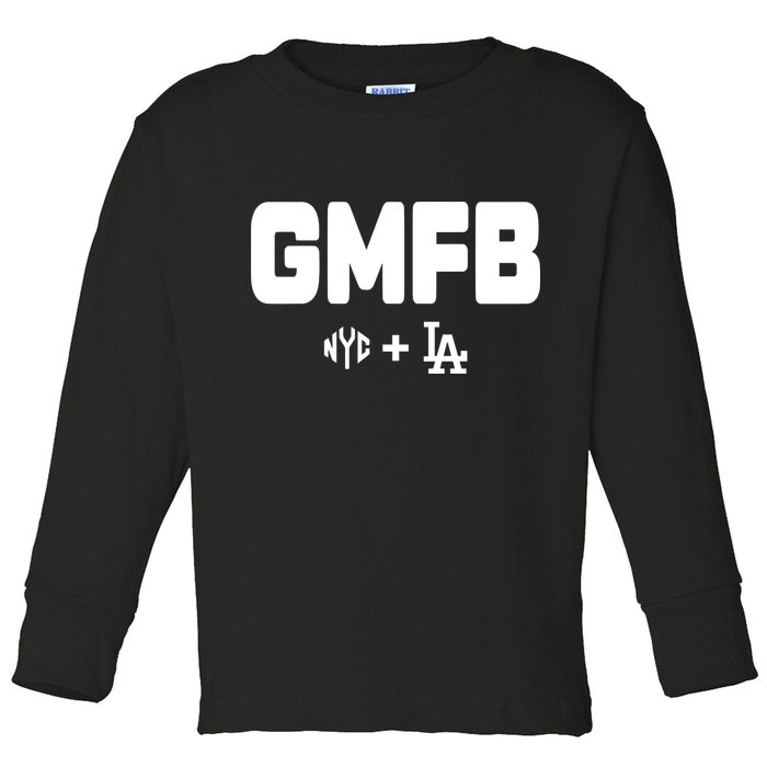 Kyle T Wearing Gmfb Nyc La Toddler Long Sleeve Shirt