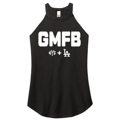 Kyle T Wearing Gmfb Nyc La Women's Perfect Tri Rocker Tank