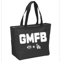 Kyle T Wearing Gmfb Nyc La Zip Tote Bag