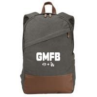 Kyle T Wearing Gmfb Nyc La Cotton Canvas Backpack