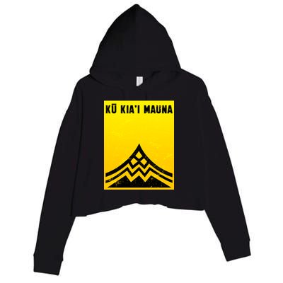 Ku Kiai Mauna Crop Fleece Hoodie