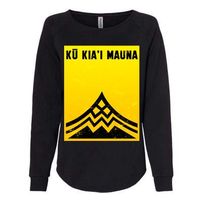 Ku Kiai Mauna Womens California Wash Sweatshirt