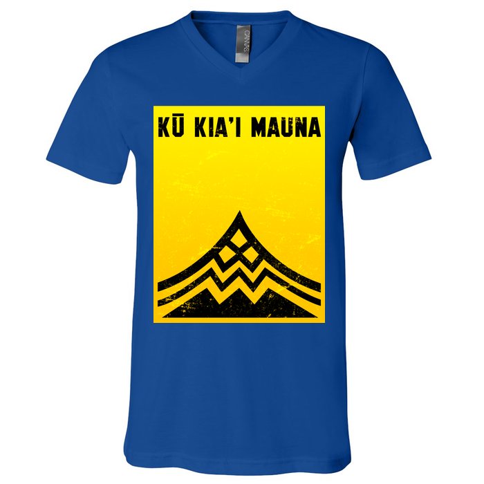 Ku Kiai Mauna V-Neck T-Shirt