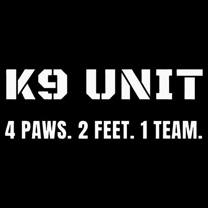 K9 Unit 4 Paws 2 Feet 1 Team K9 Officer Police Dog Handler Cooling Performance Crew T-Shirt