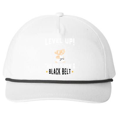 Karate Uniform Black Belt Award T Gifts Snapback Five-Panel Rope Hat